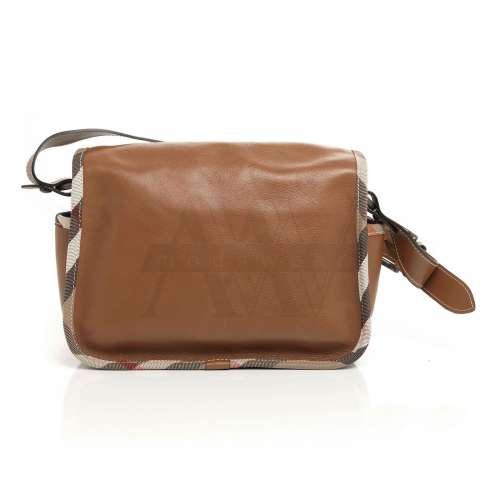 Burberry 11632698 Brown Saddle Shoulder Bag Leather Small NWT $2300 Best Deal in USA